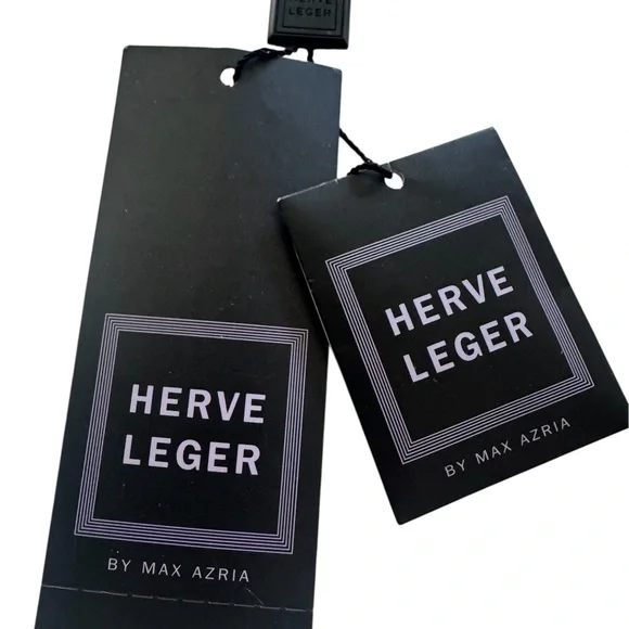 HERVE LEGER Vibrant Blue Mini Dress - Picture 13 of 14